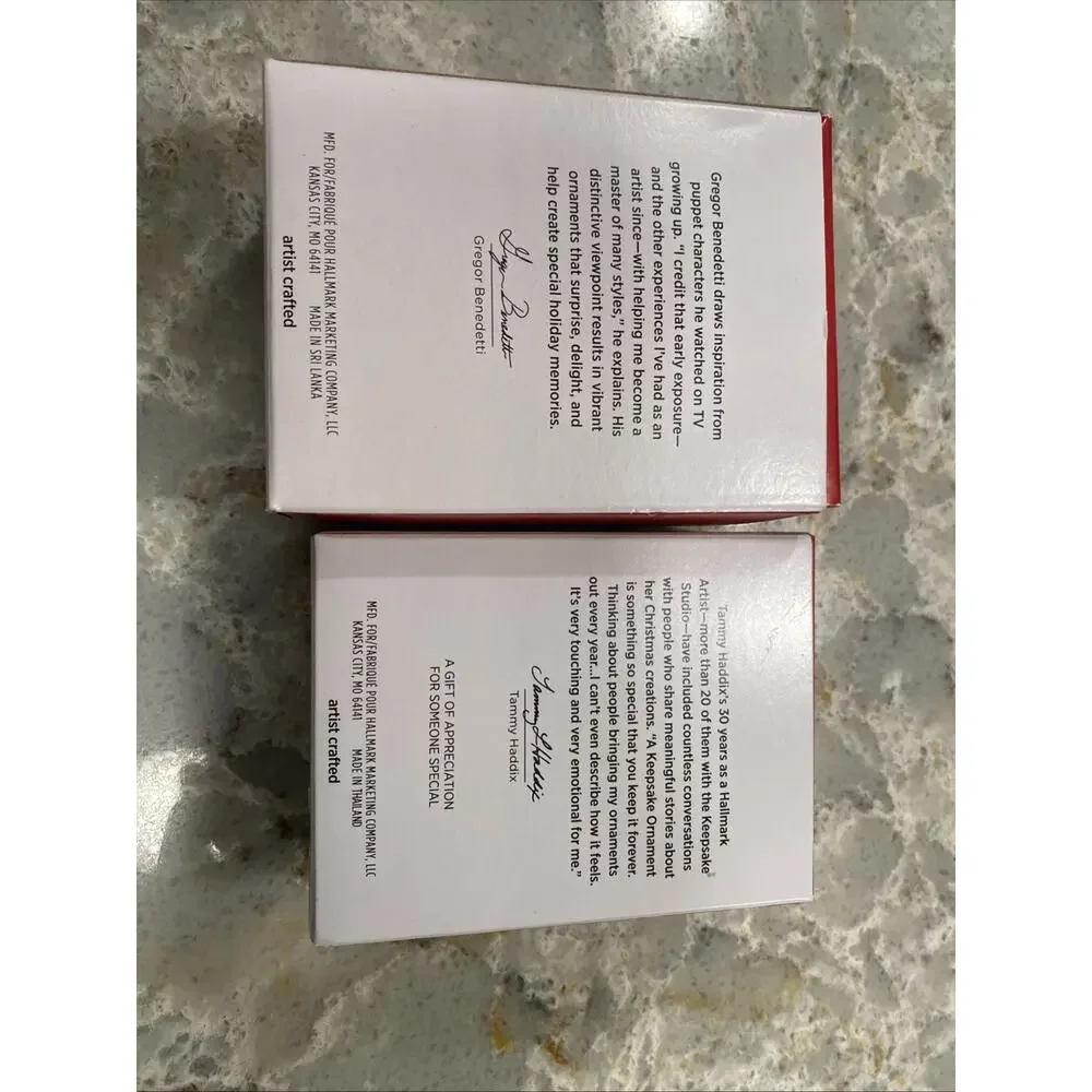 2023 Hallmark Great-Granddaughter Snowman Hot Cocoa Mug Christmas Ornament LOT - Picture 6 of 8